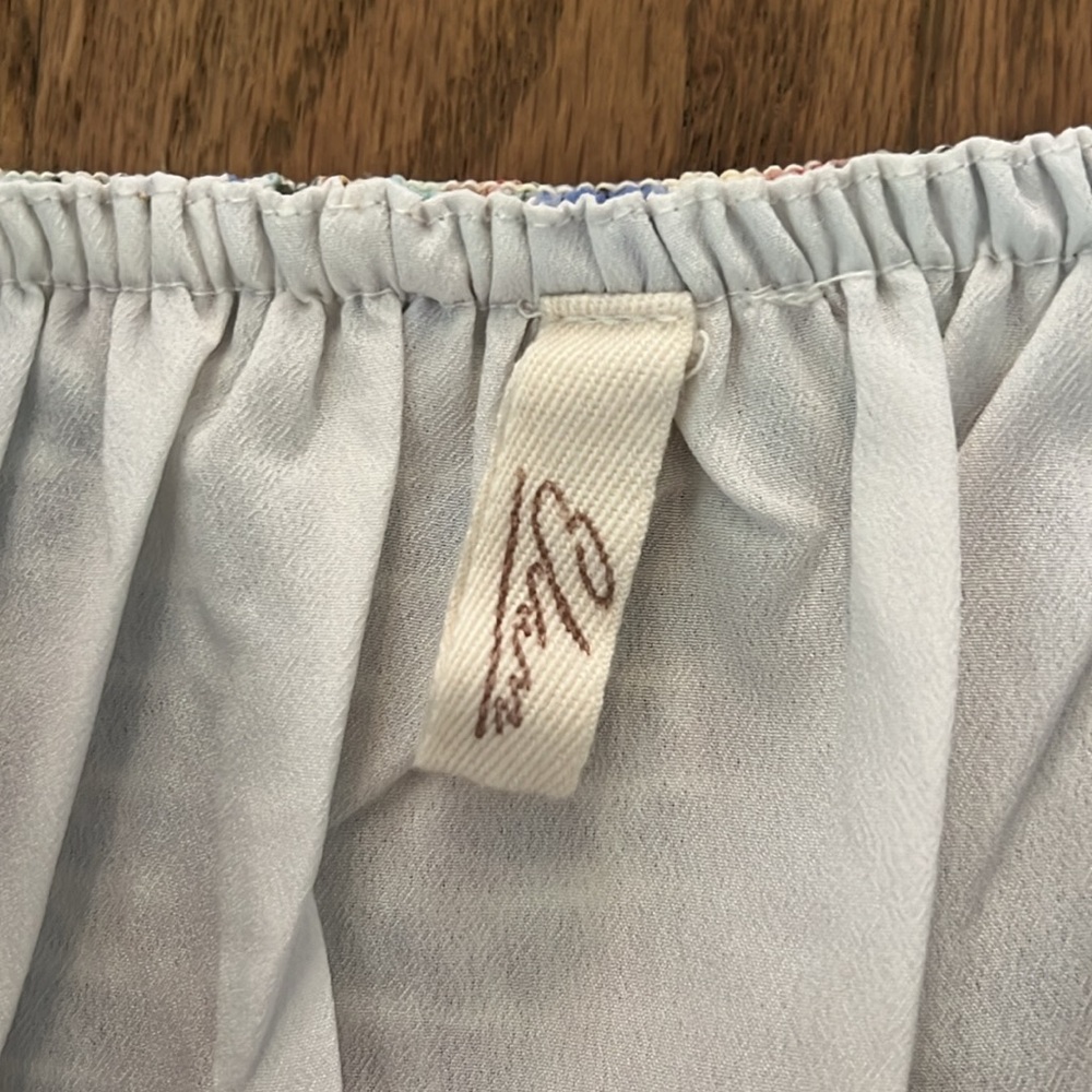 Smocked Floral Tiered Skirt - Picture 2 of 6